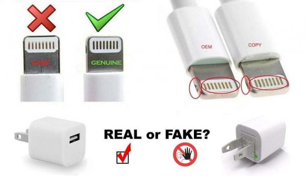 توزیع انواع شارژر آیفون اورجینال