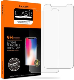 گلس گیمینگ موبایل برند Spigen با مقاومت بالا و طراحی ضد لک، مناسب برای گیمرهای حرفهای