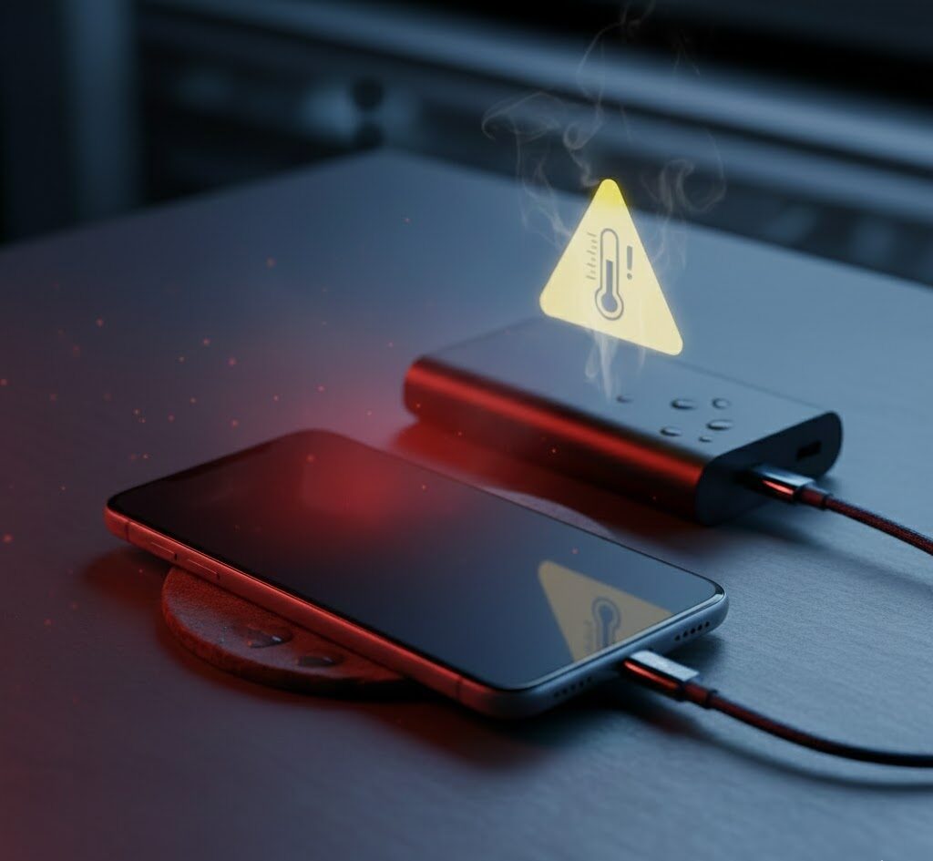 داغ شدن گوشی یا پاوربانک هنگام شارژ، دلیل توقف شارژ و آسیب به باتری