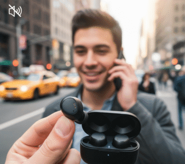 هندزفری بلوتوثی برای مکالمه در محیط شلوغ شهری با حذف نویز